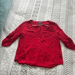 Maeve Vibrant Red Blouse
